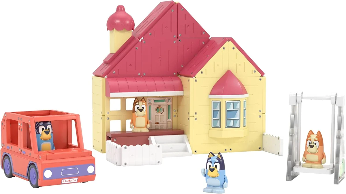 Bluey Heeler Family Home Magnetic Tiles