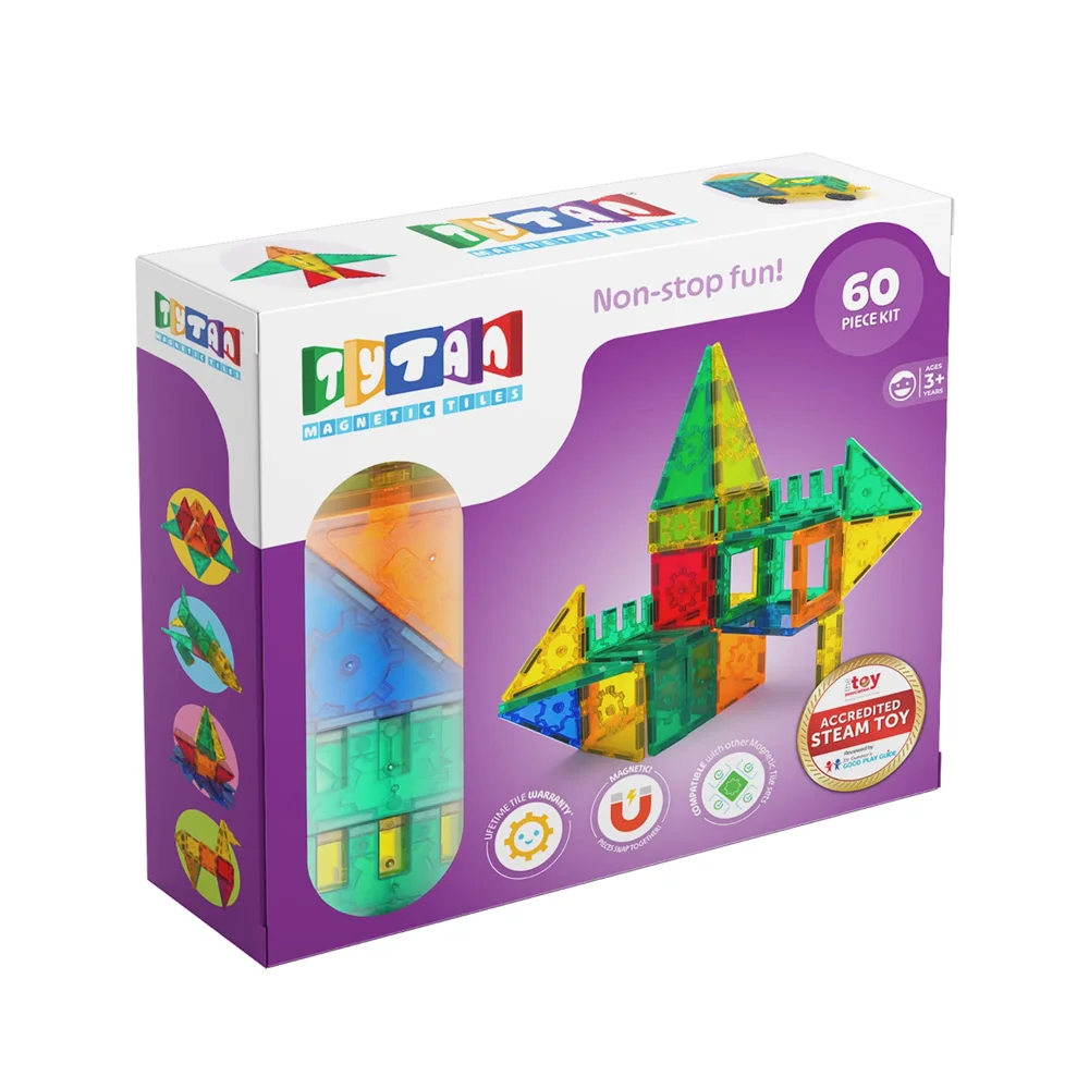 Tytan Magnetic Tiles 60-Piece Set