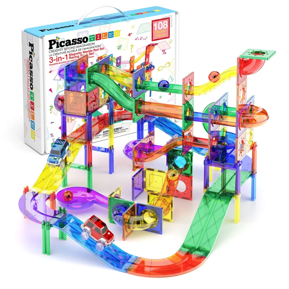 PICASSO TILES Magnetic Marble Run