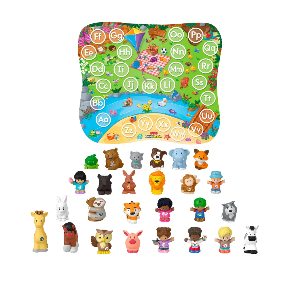 Fisher-Price Little People Alphabet Fun Figures & Playmat