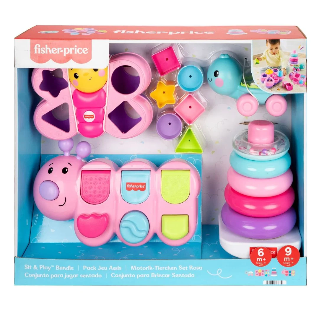 Fisher-Price Sit & Play Baby Activity Bundle