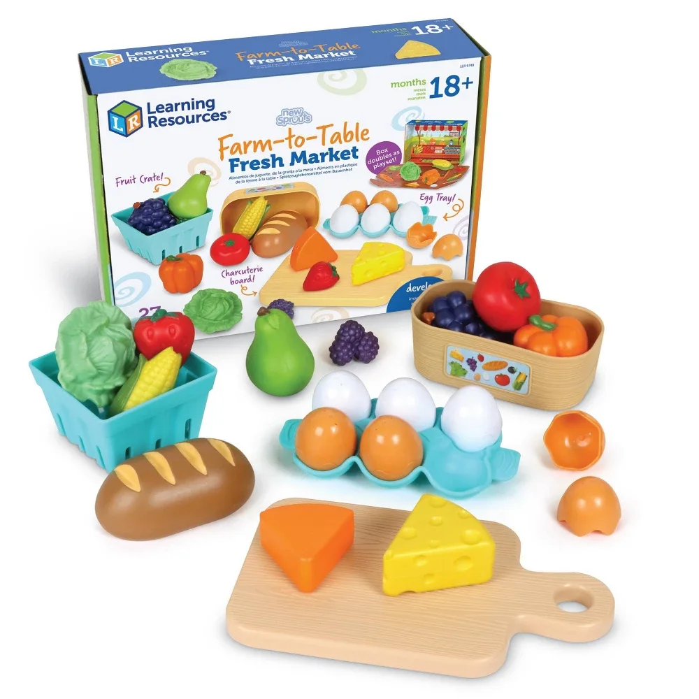 Learning Resources New Sprouts Farm-to-Table Food Set