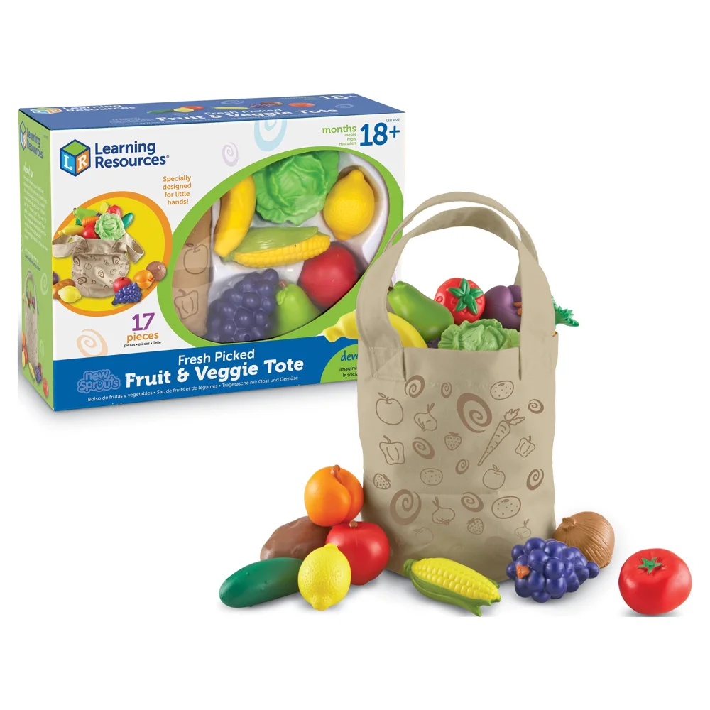 Learning Resources New Sprouts Fruit & Veggie Tote