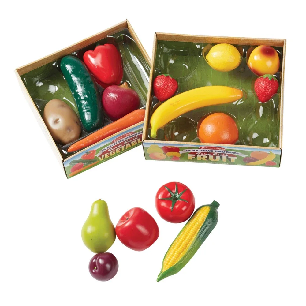 Melissa & Doug Play-Time Produce Fruit & Vegetables