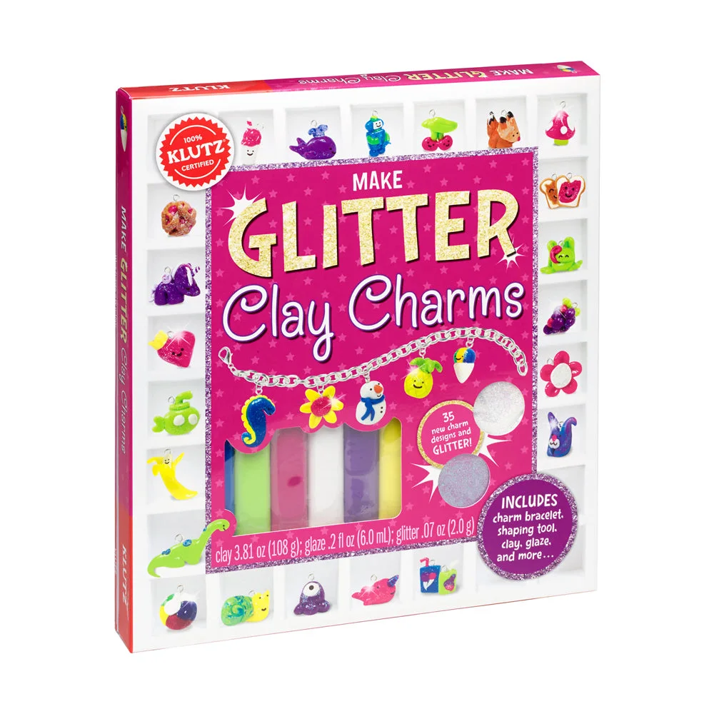 Klutz Glitter Clay Charms Kit
