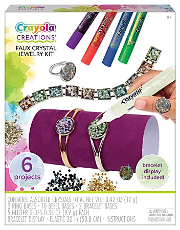 Fashion Angels Crayola Faux Crystal Jewelry Kit