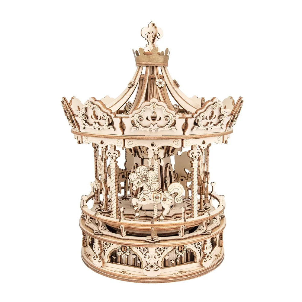 ROKR Romantic Carousel Mechanical Music Box