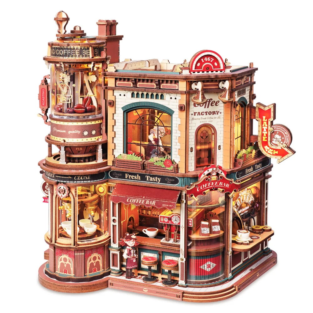 ROKR Dream Coffee Factory Music Box