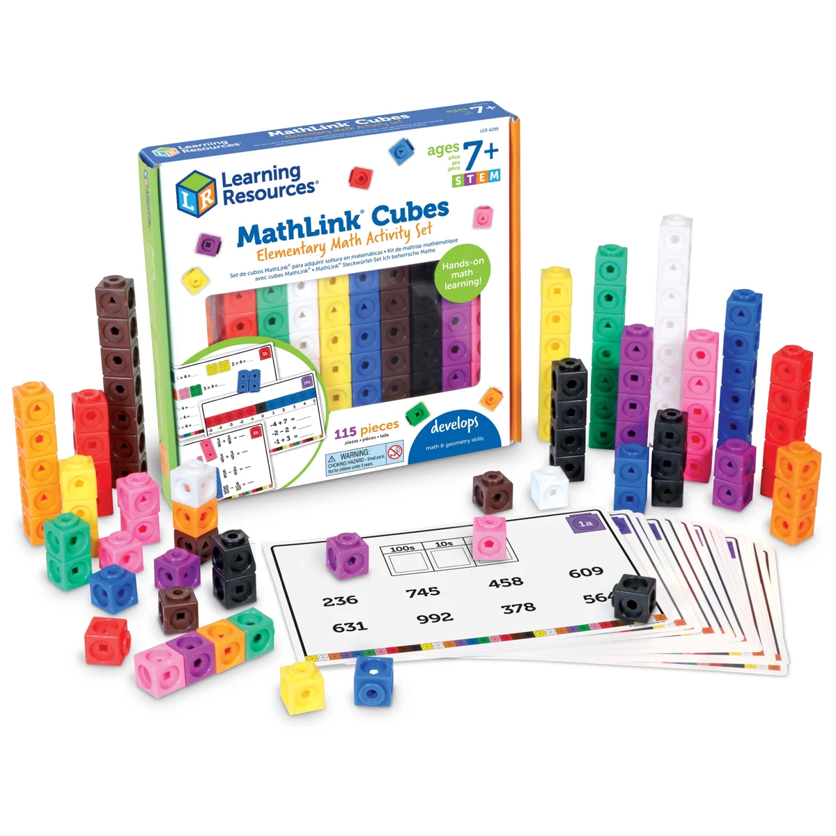 MathLink Cubes Elementary Math Activity Set