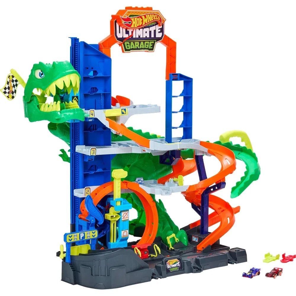 Hot Wheels City Ultimate T-Rex Garage