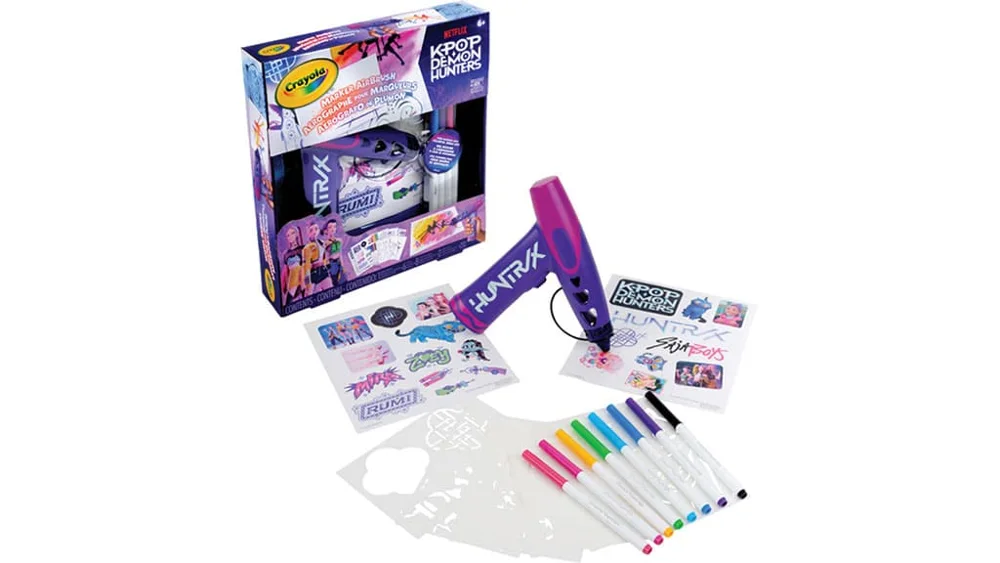 Crayola Marker Airbrush KPop Demon Hunters