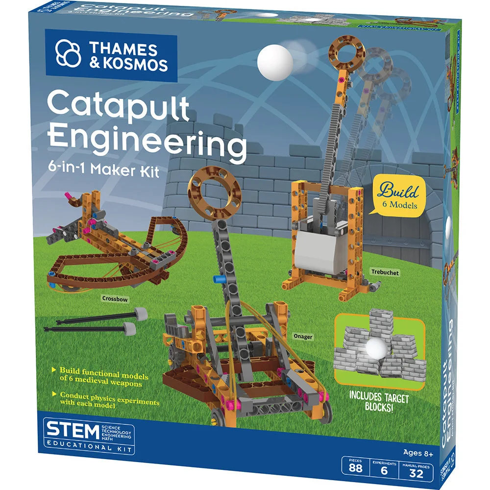 Thames & Kosmos Catapult Engineering: 6-in-1 Maker Kit