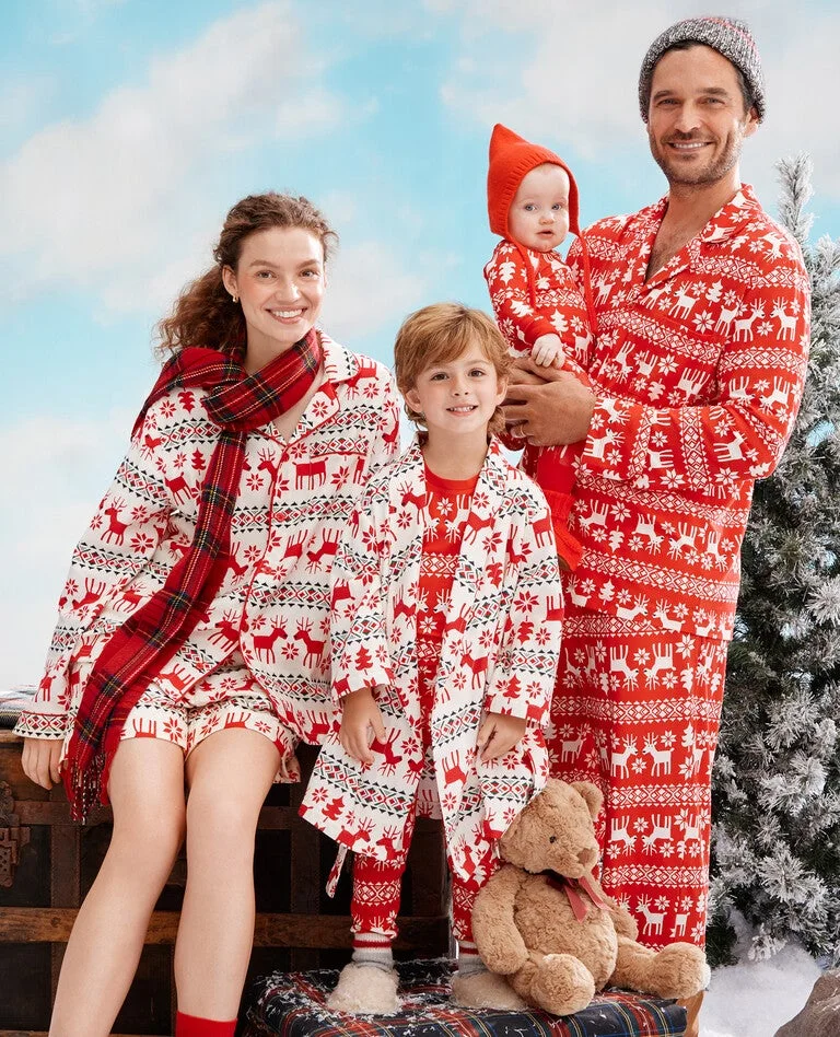 Hanna Andersson Holiday Dear Deer Matching Family Pajamas